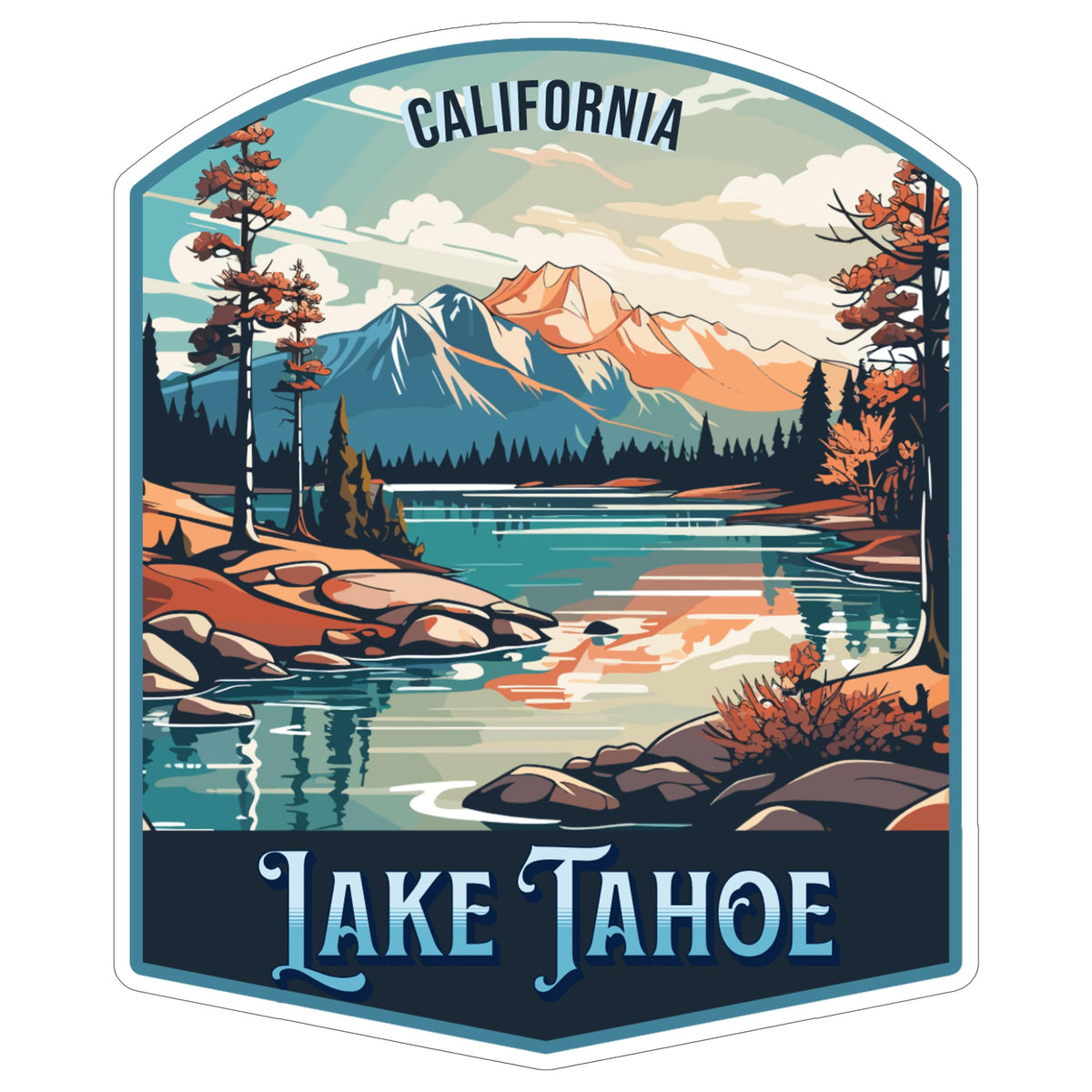 The Lake Tahoe Sticker: Carry a Piece of the Lake With You