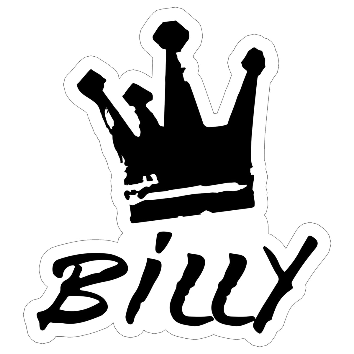 Billy Name Sticker 4 Inch — Personalized Waterproof Vinyl Decal