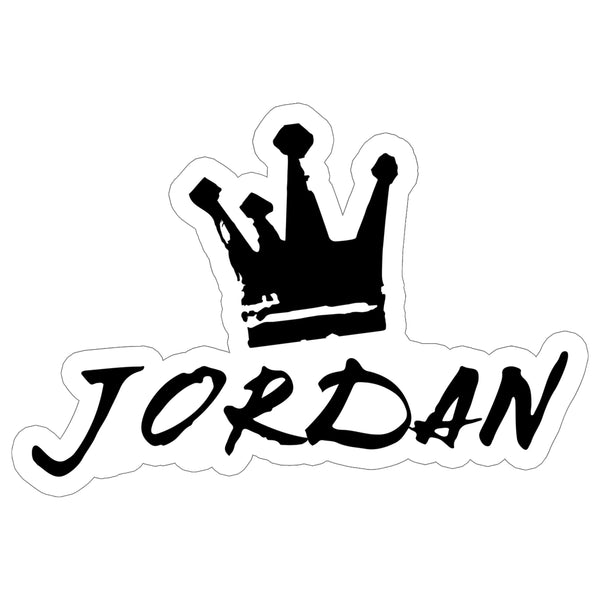 Jordan Name Sticker 4 Inch — Personalized Waterproof Vinyl Decal