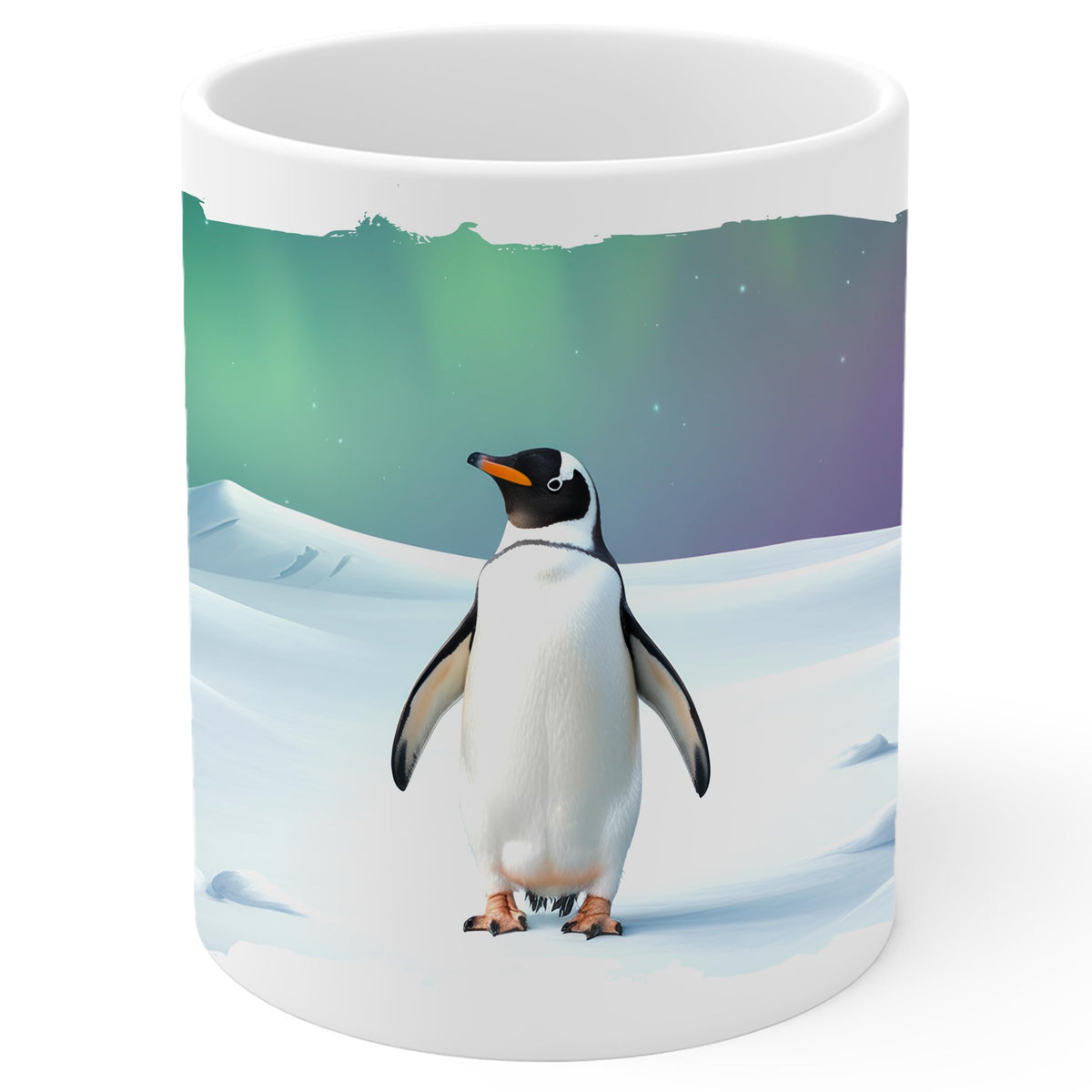Penguin Coffee Mug 11oz — Ceramic Antarctic Tuxedo Bird Gift Mug