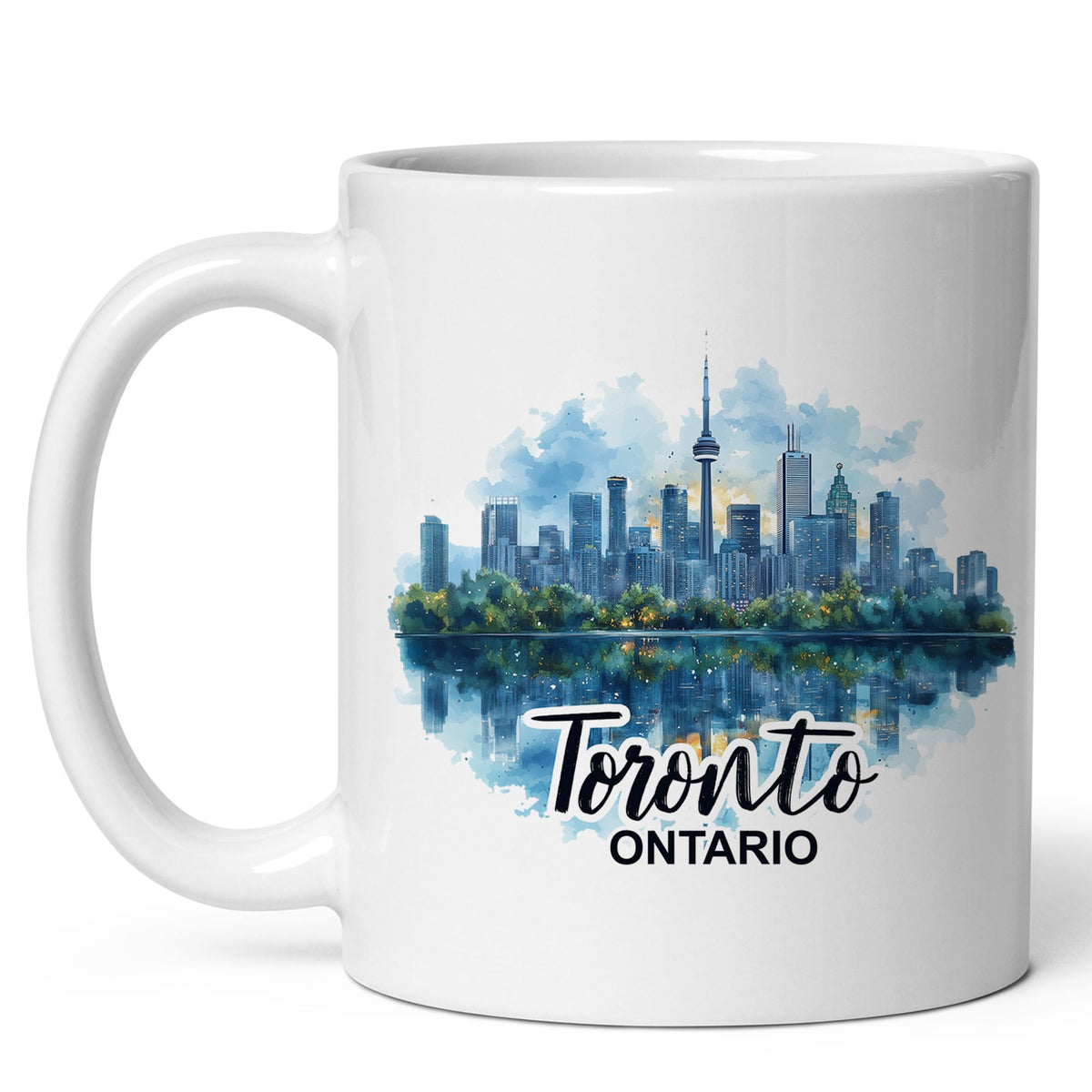 Toronto Ontario Canada Coffee Mug 11oz — White Ceramic Queen City Mug