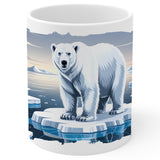 Polar Bear Coffee Mug 11oz — Ceramic Arctic Wildlife Gift Mug 1