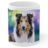 Collie Mug 11oz — White Ceramic Coffee Mug 1
