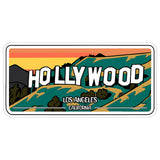 Hollywood Los Angeles California Sticker 4 Inch Travel Souvenir City - Waterproof Vinyl Decal for Laptop Water Bottle Car Tumbler - Durable Aesthetic Long-Lasting Stickers for Adults ID44990 1