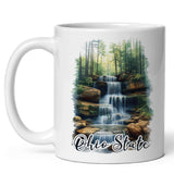 Ohio State Mug 11oz — White Ceramic Buckeye State OH Coffee Mug 1