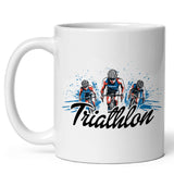 Triathlon Coffee Mug 11oz — Ceramic Swim Bike Run Mug for Triathletes 1