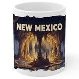 New Mexico Coffee Mug 11oz — White Ceramic Land of Enchantment NM Mug 1