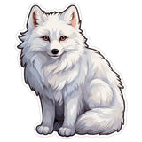 Arctic Fox Sticker 4 Inch — Waterproof Vinyl Decal Snow White Polar 1