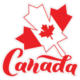 Canada Maple Leaf Sticker 4 Inch — Waterproof Vinyl Decal Travel Souvenir 8