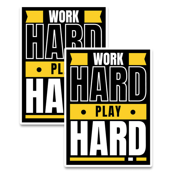 Work Hard Play Hard Magnet 2-Pack — 4