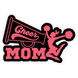 Cheer Mom Sticker 4 Inch — Waterproof Vinyl Decal Cheerleading Sports Proud 8