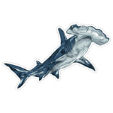 Hammerhead Shark Sticker 4 Inch — Waterproof Vinyl Decal Sphyrnidae Ocean Marine 1
