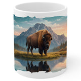 Bison Coffee Mug 11oz — Ceramic Tatanka Plains Wildlife Mug 1