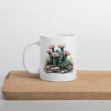 Cute Cactus Coffee Mug 11oz — White Ceramic Plant Lover Gift Mug 5