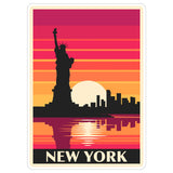 New York State Sticker 4 Inch - Waterproof Vinyl Decal for Laptop Water Bottle Car Tumbler - Durable Aesthetic Long-Lasting Stickers for Adults ID44990 8