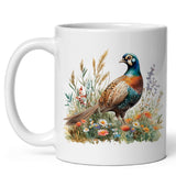 Pheasant Coffee Mug 11oz — Ceramic Ringneck Gamebird Hunter Gift Mug 1
