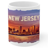 New Jersey State Mug 11oz — White Ceramic Garden State Coffee Mug 1