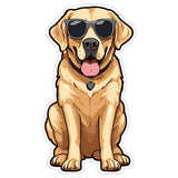 Labrador Retriever Sticker 4 Inch — Waterproof Vinyl Decal Lab Family Water Dog 1