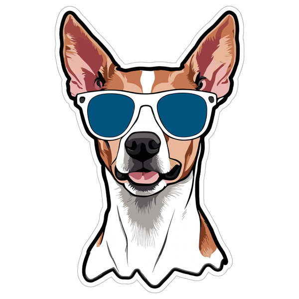 Rat Terrier Sticker 4 Inch — Waterproof Vinyl Decal Rattie Farm Dog Rat Hunter