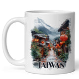 Taiwan Coffee Mug 11oz — White Ceramic Island Nightlife Mug 1