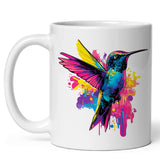 Hummingbird Mug 11oz — White Ceramic Garden Bird Coffee Mug 1