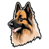 Belgian Tervuren Sticker 4 Inch — Waterproof Vinyl Decal Belgian Shepherd Working 1