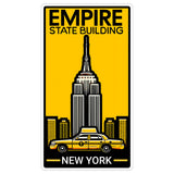 Empire State Building New York Sticker 4 Inch — Waterproof Vinyl Decal Travel Souvenir 8