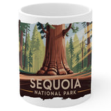 Sequoia National Park California Mug 11oz — White Ceramic Souvenir Mug 1