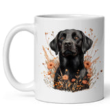 Black Labradoodle Coffee Mug 11oz — White Ceramic Doodle Mix Mug 1