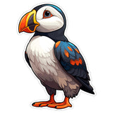Puffin Sticker 4 Inch — Waterproof Vinyl Decal Atlantic Seabird Colorful Beak 1