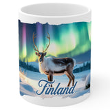 Finland Coffee Mug 11oz — White Ceramic Land of a Thousand Lakes Mug 1