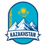 Kazakhstan Sticker 4 Inch — Waterproof Vinyl Decal Travel Souvenir 8