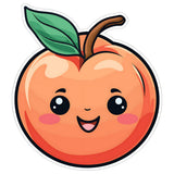 Peach Emoji Sticker 4 Inch — Waterproof Vinyl Decal Fruit Butt Funny 8