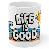 Positive Motto Coffee Mug 11oz — White Ceramic Inspirational Quote Mug 1