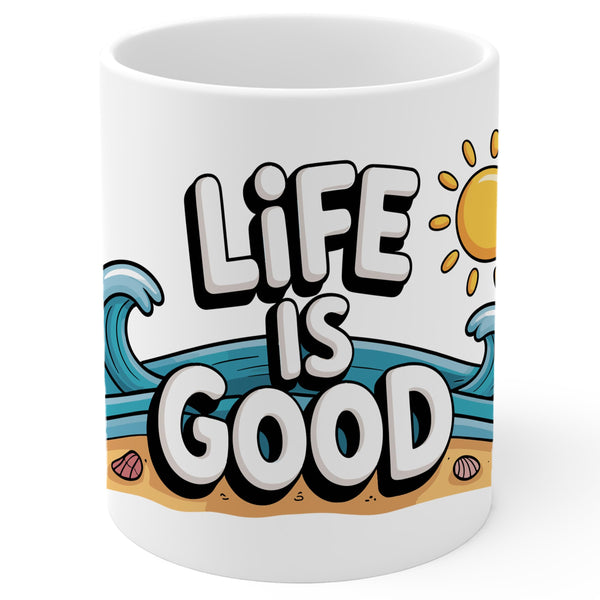 Positive Motto Coffee Mug 11oz — White Ceramic Inspirational Quote Mug