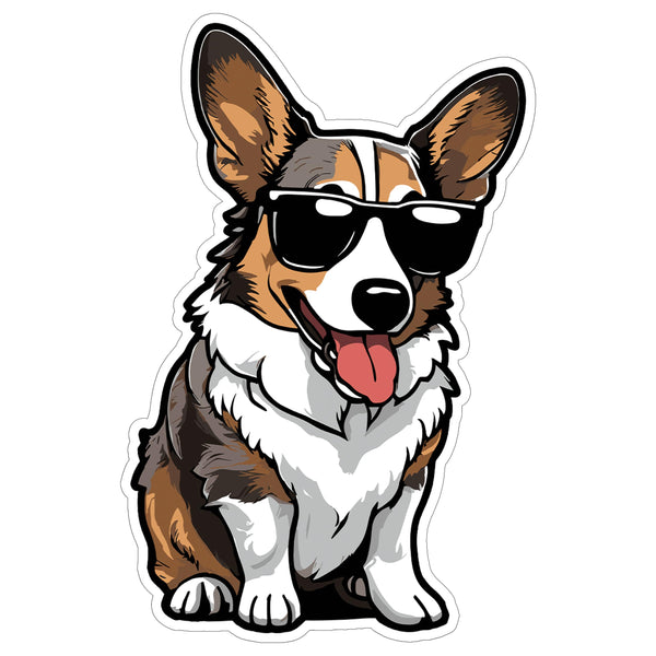 Cardigan Welsh Corgi Sticker 4 Inch — Waterproof Vinyl Decal Long Tail Welsh Herder