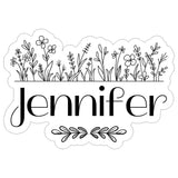 Jennifer Name Sticker 4 Inch — Personalized Waterproof Vinyl Decal 8
