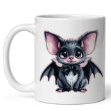 Bat Mug 11oz — White Ceramic Nightwing Bat Coffee Mug 1