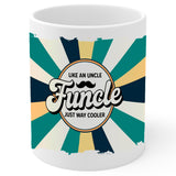 Funcle Mug 11oz — White Ceramic Funny Uncle Definition Coffee Mug 1