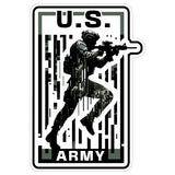 US Army Sticker 4 Inch — Waterproof Vinyl Decal Military Soldier Logo 8