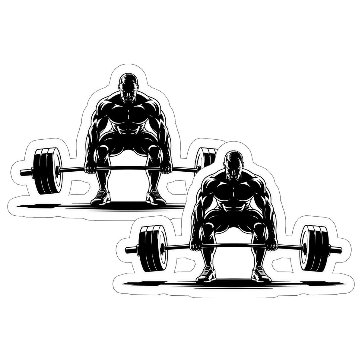 Weightlifting Sticker 2-Pack — 4