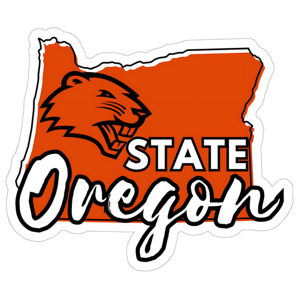 Oregon State Sticker 4 Inch Travel Souvenir City Destination - Waterproof Vinyl Decal for Laptop Water Bottle Car Tumbler - Durable Aesthetic Long-Lasting Stickers for Adults ID44990