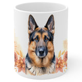 German Shepherd Coffee Mug 11oz — Ceramic GSD K9 Police Dog Mug 1