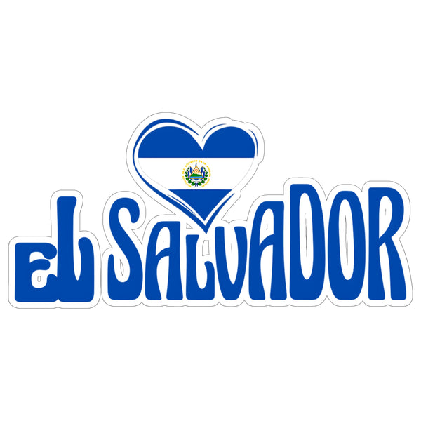 El Salvador Sticker 4 Inch — Waterproof Vinyl Decal Travel Souvenir