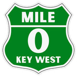 Mile 0 Key West Sticker 4 Inch — Waterproof Vinyl Decal Travel Souvenir 8