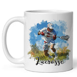 Lacrosse Coffee Mug 11oz — Ceramic Stick & Field Gift Mug for Lacrosse Players 1