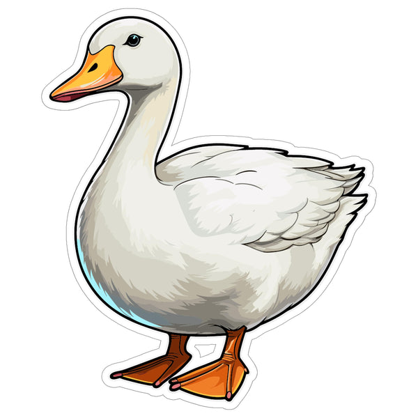 Goose Sticker 4 Inch — Waterproof Vinyl Decal Canada Snow Waterfowl