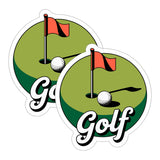 Golf Sticker 2-Pack — 4