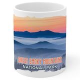 Great Smoky Mountains National Park Mug 11oz — White Ceramic TN-NC Mug 1