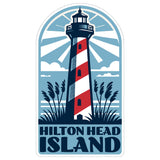 Hilton Head Island Sticker 4 Inch — Waterproof Vinyl Decal SC Lighthouse Coastal Beach 1